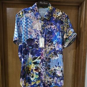 Robert graham short  sleeve  shirt. Size 3xl classic  fit